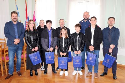Uspješni glazbenici Goranove škole na prijemu kod gradonačelnika