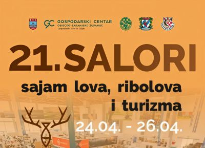 21. SALORI – sajam lova, ribolova i turizma od 24. - 26.4.2026.