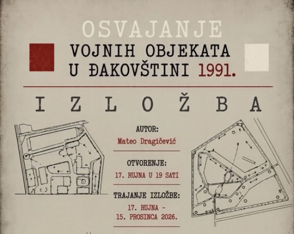 Otvorenje izložbe "Osvajanje vojnih objekata u Đakovštini 1991."