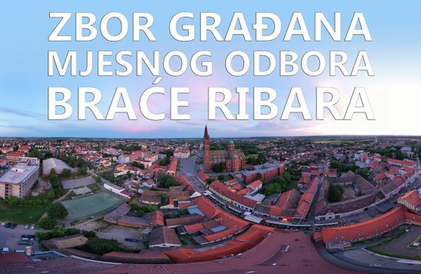 Poziv na zbor građana mjesnog odbora "Braća Ribar"