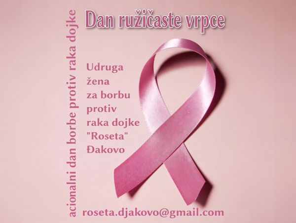 Đakovo obilježava Dan ružičaste vrpce: Podržimo žene u borbi protiv raka dojke