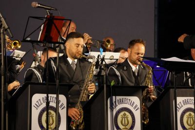 Poklon-koncert Jazz orkestra Hrvatske vojske u Dvorani Franjo Krežma u Osijeku
