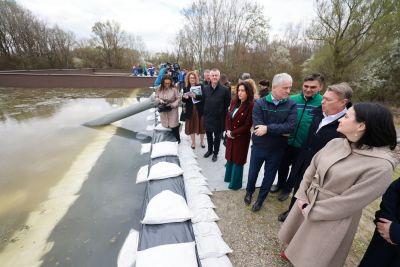 Županica obišla prvi Obučni centar za obranu od poplava u Hrvatskoj