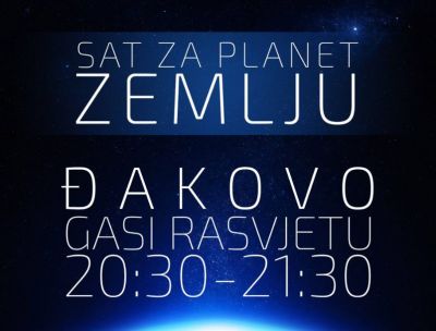 SAT ZA PLANET ZEMLJU Đakovo gasi rasvjetu 28. ožujka 2026.