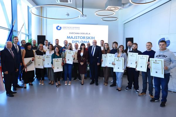 Dodijeljene majstorske diplome za 44 kandidata u 18 zanimanja