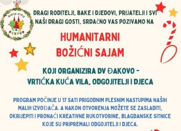 Humanitarni božićni sajam u DV Đakovo &ndash; Vrtićka kuća Vila