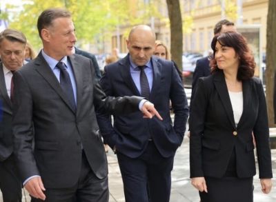 Predsjednik Hrvatskog sabora Gordan Jandroković u radnom posjetu Osječko-baranjskoj županiji